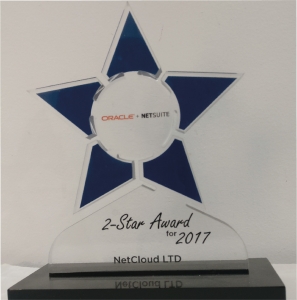 Netsuite 2 Star Award for 2017